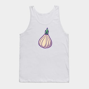 Garlic Vegetable Cartoon Tank Top